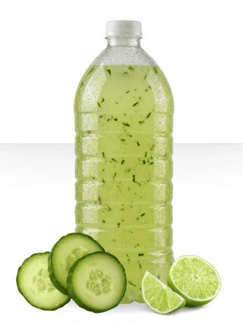 Agua de limón con pepino